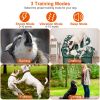 IPX7 Waterproof Electric Dog Training Collar Rechargeable Receiver Beep Vibration Shock for small Medium Large Dogs
