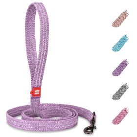 Recycled Cotton Dog Leash 6 Ft Eco Friendly Collar for Small Medium & Large Dogs Reflective Dog Leash Strong Leashes