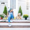 2 In 1 Wireless Electric Dog Fence Waterproof Pet Shock Boundary Containment System Electric Training Collar for Small Medium Large Dogs
