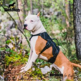 Multi-Use Support Dog Harness, Hiking and Trail Running, Service and Working, Everyday Wear-black XH (size: M)