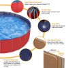 4X4FT Foldable Pet Swimming Pool PVC Baby & Dog Swim Pool Bathing Tub Playmate Kids Pools